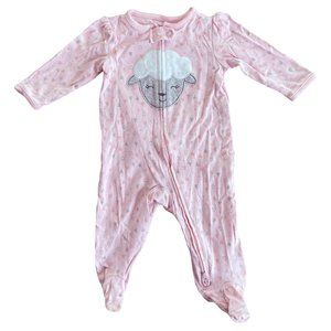 Child of Mine made by Carter's Lamb Zip-up Sleep & Play - 6 Months